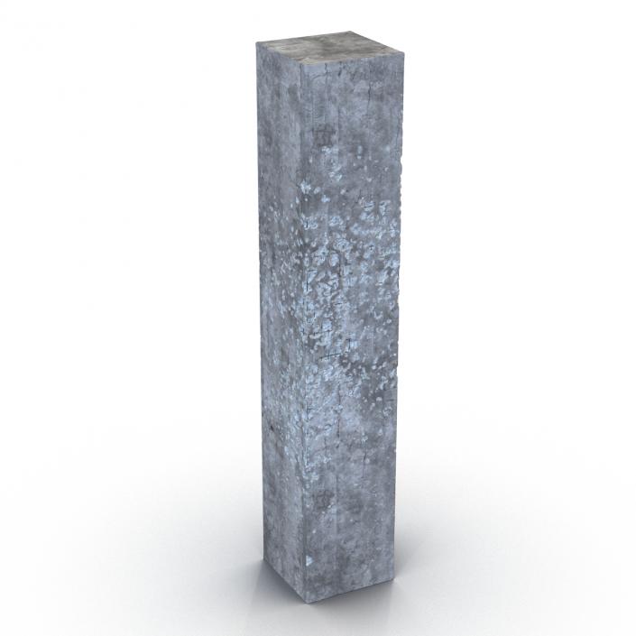 3D model Concrete Pillar