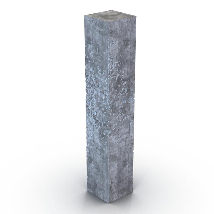 3D model Concrete Pillar