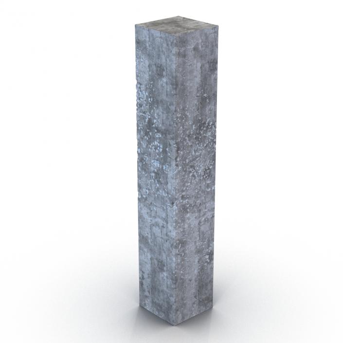 3D model Concrete Pillar