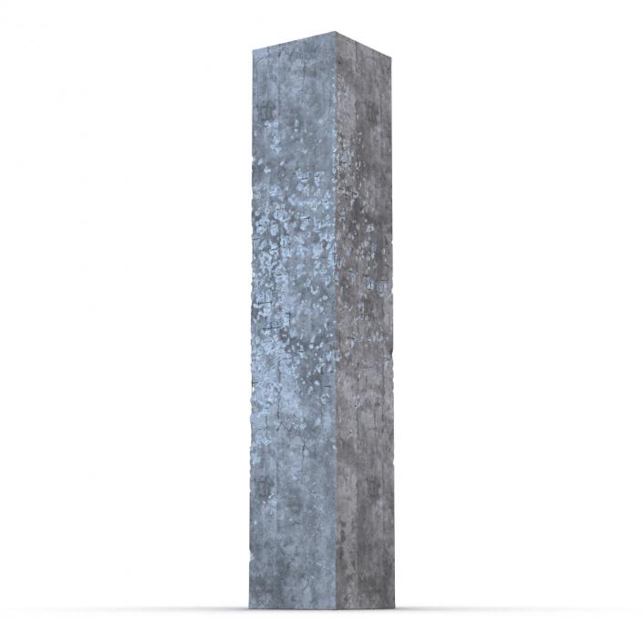 3D model Concrete Pillar