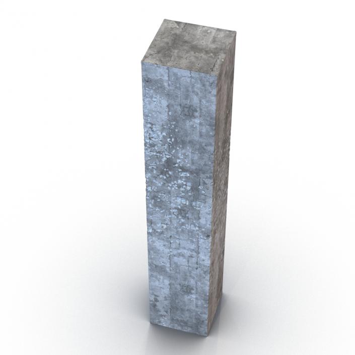 3D model Concrete Pillar