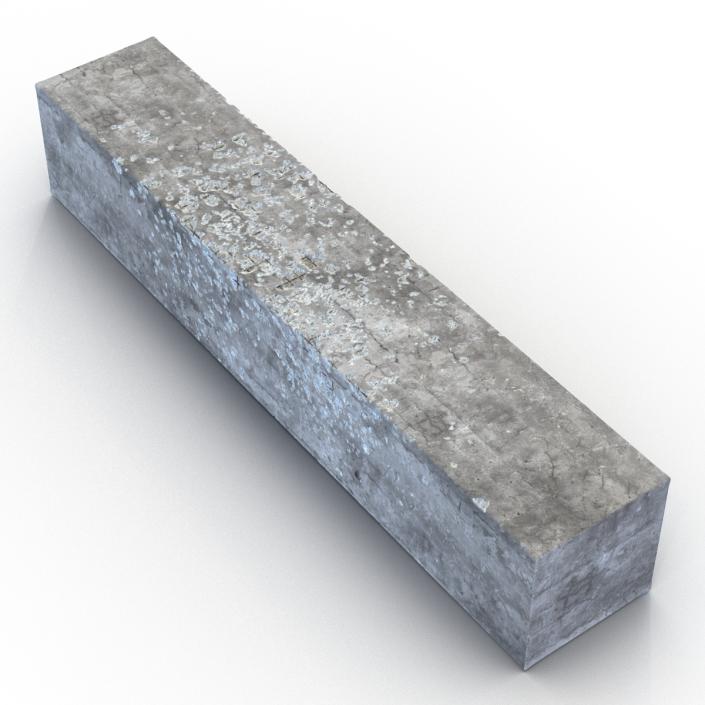 3D model Concrete Pillar