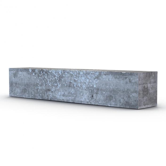 3D model Concrete Pillar