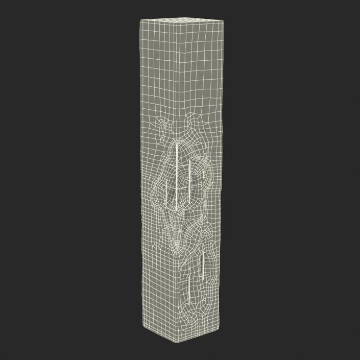 3D model Concrete Pillars Set