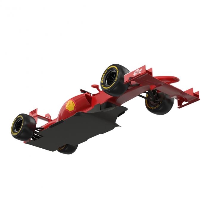 3D Formula One Car Rigged Red