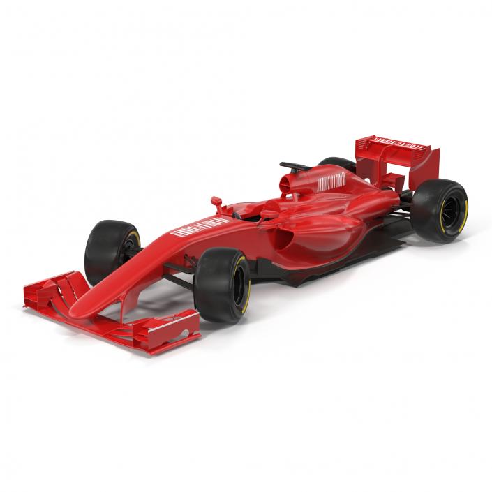 3D model Formula One Car Rigged Generic