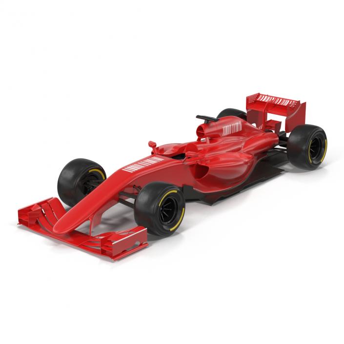 3D model Formula One Car Rigged Generic