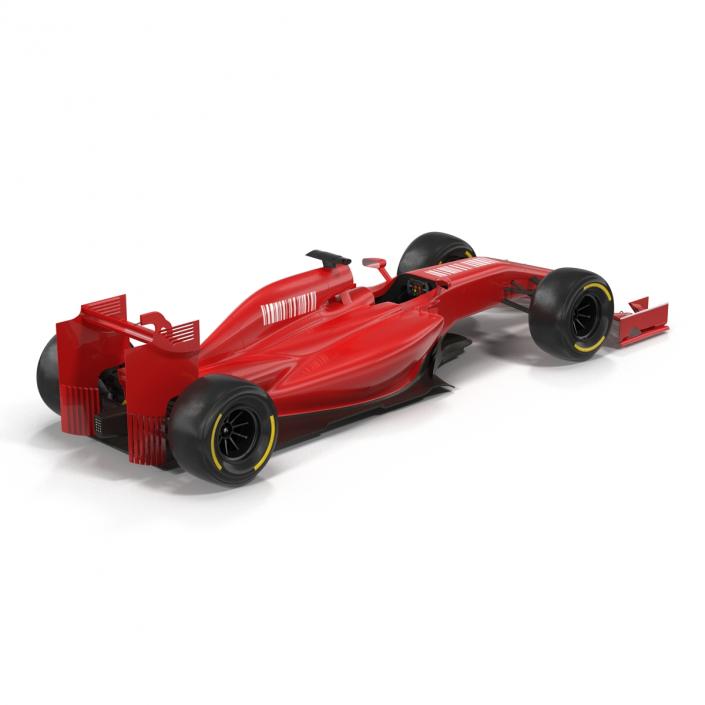 3D model Formula One Car Rigged Generic