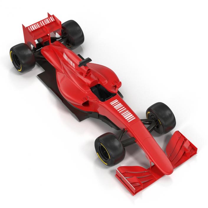 3D model Formula One Car Rigged Generic