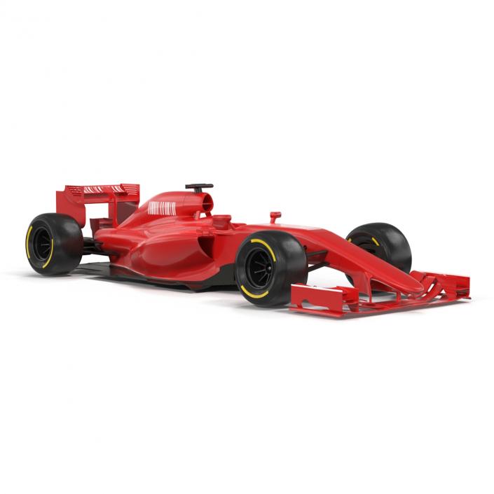 3D model Formula One Car Rigged Generic