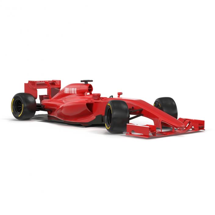 3D model Formula One Car Rigged Generic