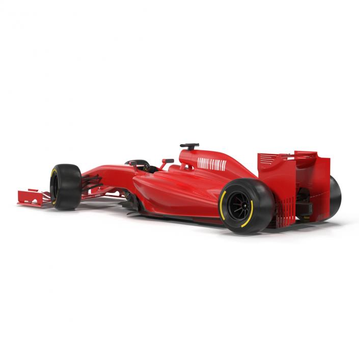 3D model Formula One Car Rigged Generic