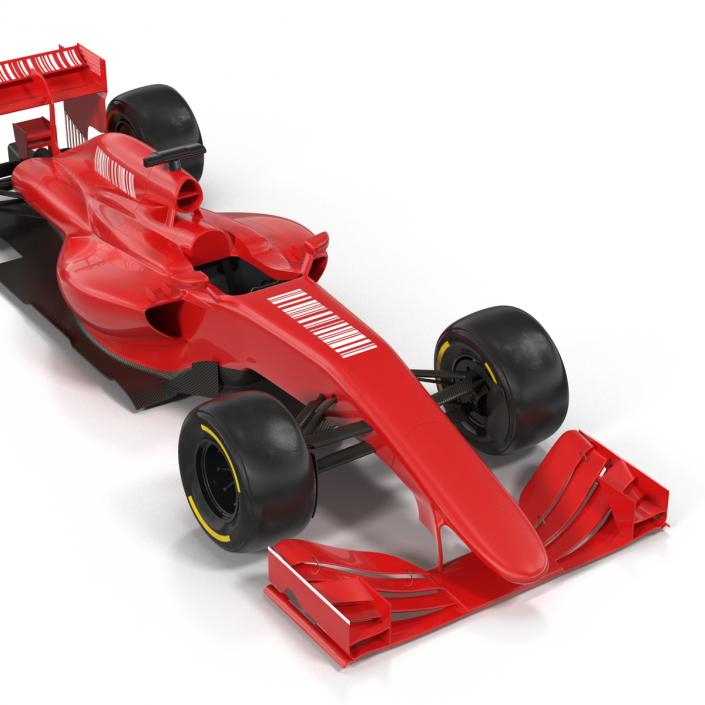 3D model Formula One Car Rigged Generic