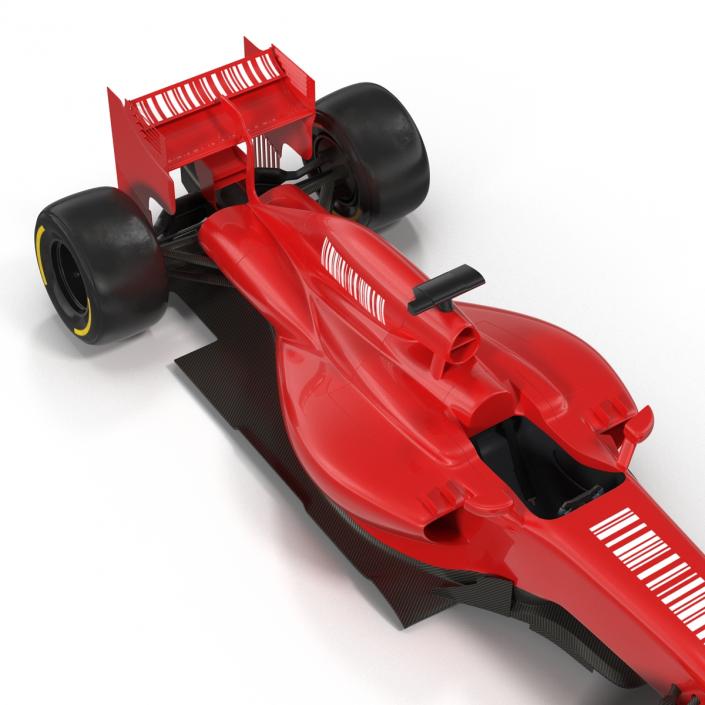 3D model Formula One Car Rigged Generic