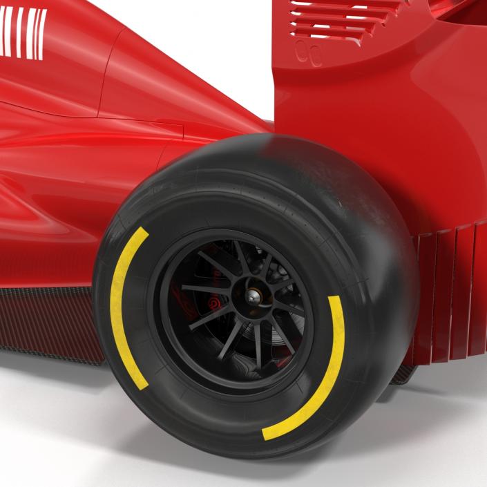 3D model Formula One Car Rigged Generic