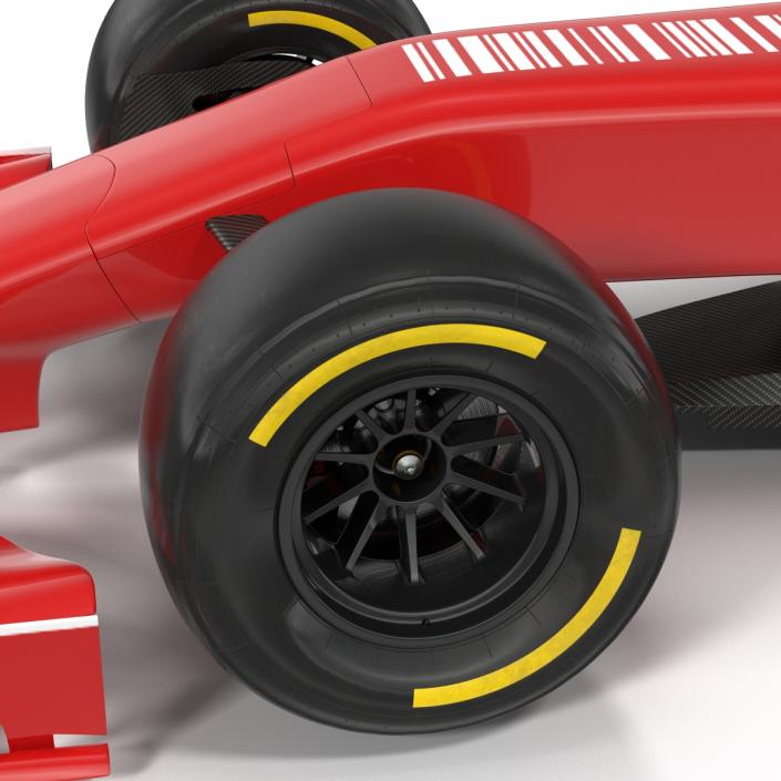 3D model Formula One Car Rigged Generic