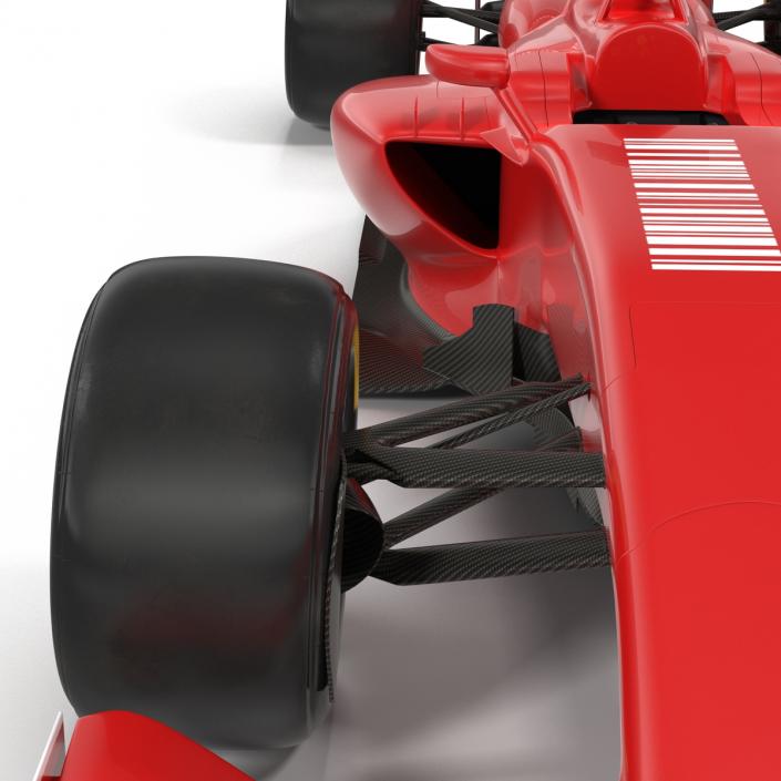 3D model Formula One Car Rigged Generic