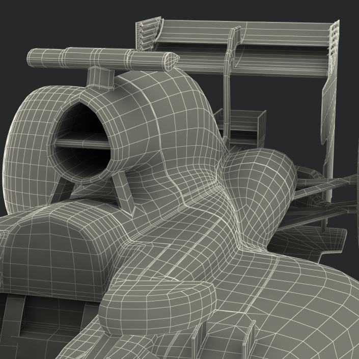 3D model Formula One Car Rigged Generic