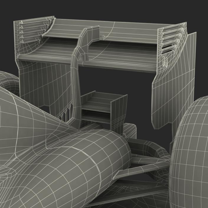 3D model Formula One Car Rigged Generic