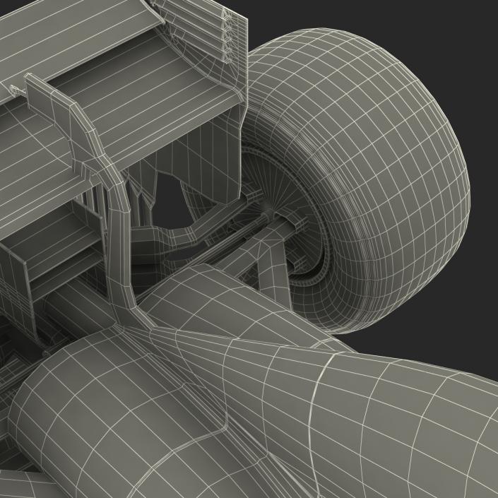 3D model Formula One Car Rigged Generic