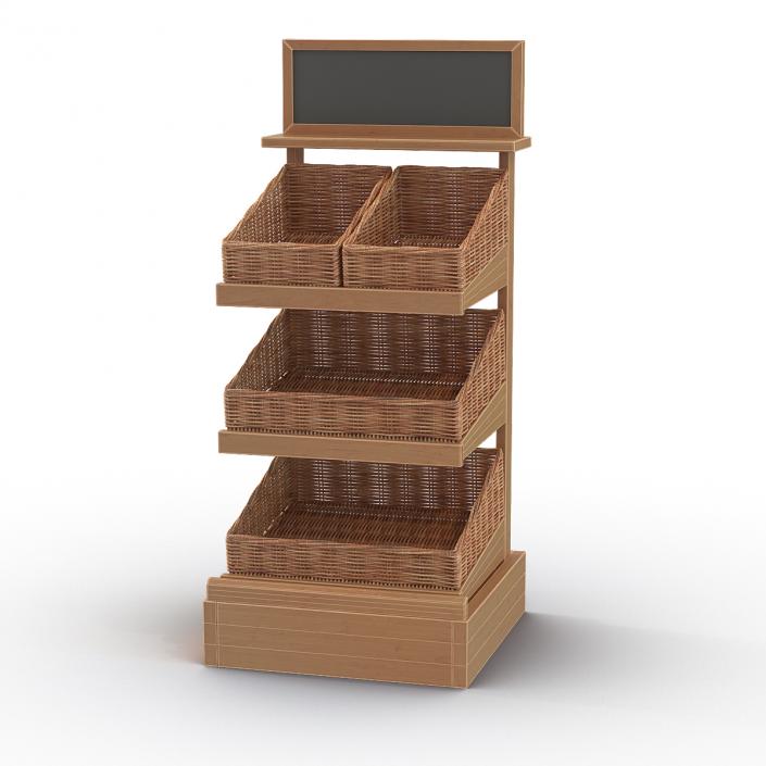 Bakery Display Shelves 2 3D model