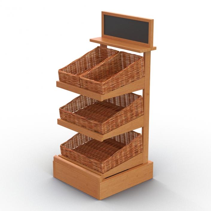 Bakery Display Shelves 2 3D model