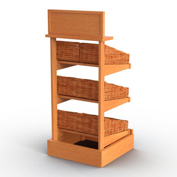 Bakery Display Shelves 2 3D model