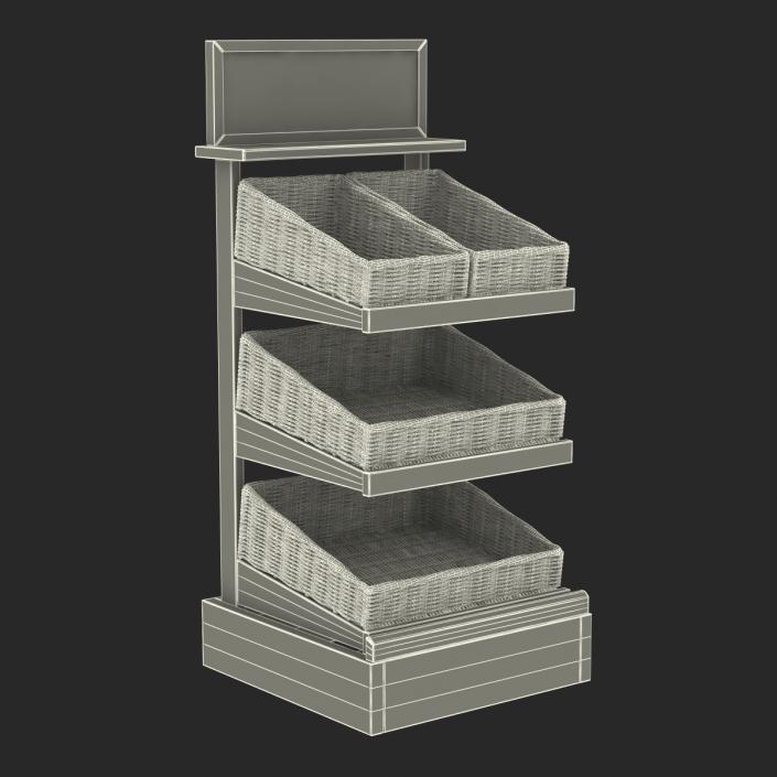 Bakery Display Shelves 2 3D model