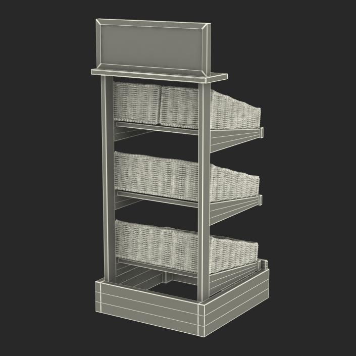 Bakery Display Shelves 2 3D model