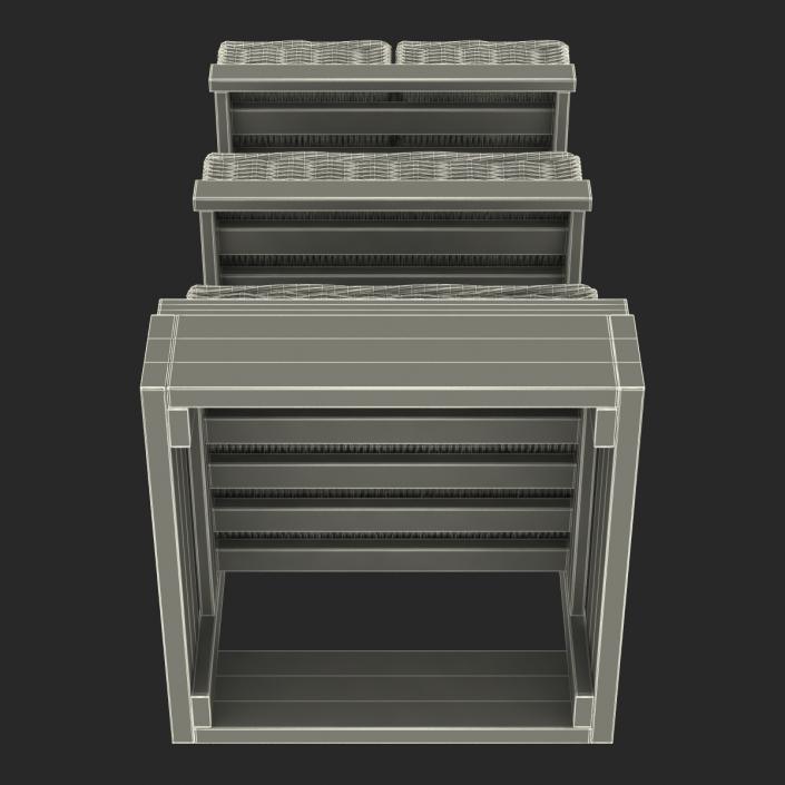 Bakery Display Shelves 2 3D model