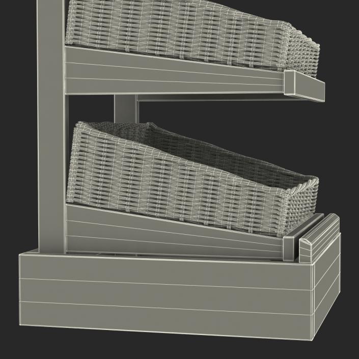 Bakery Display Shelves 2 3D model