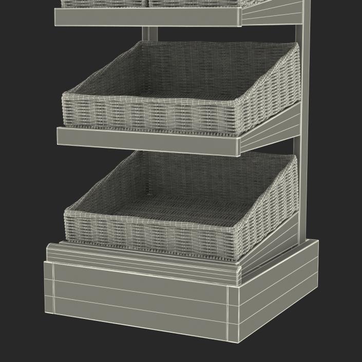 Bakery Display Shelves 2 3D model