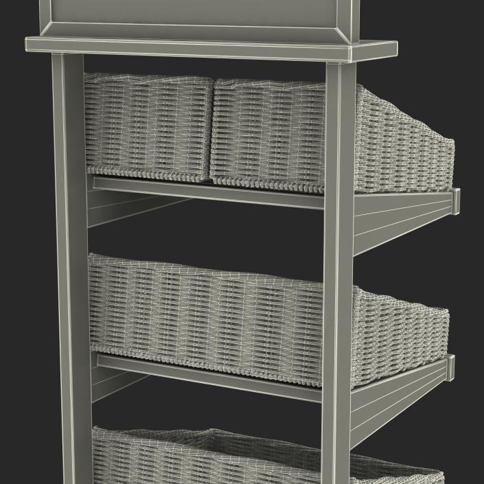 Bakery Display Shelves 2 3D model