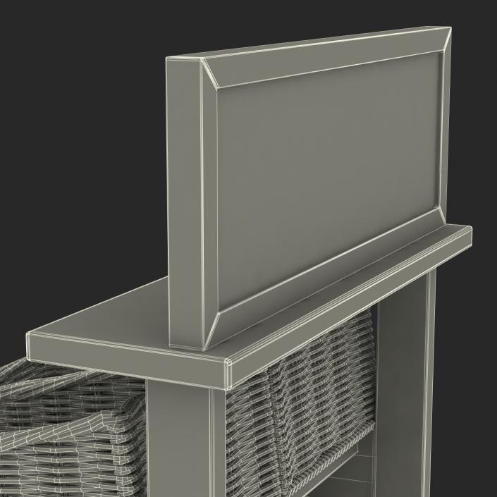 Bakery Display Shelves 2 3D model