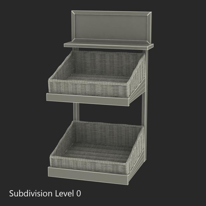 Bakery Display Shelves 5 3D model