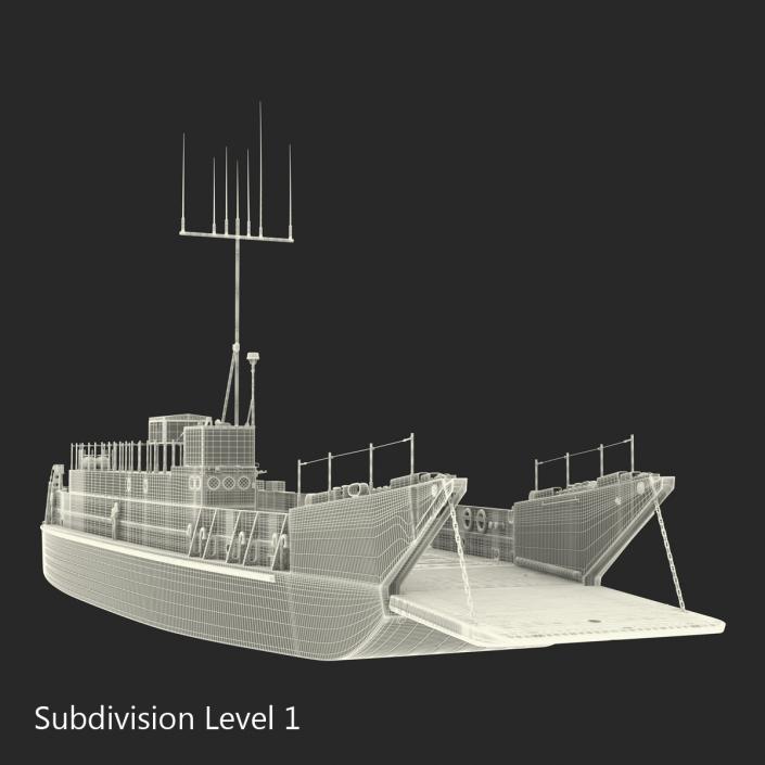 Landing Craft Utility class 1627 3D