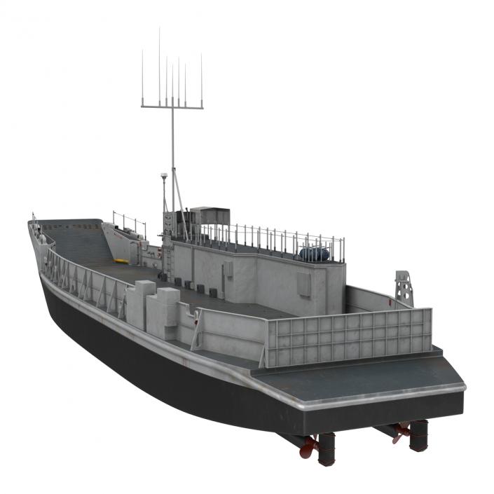 Landing Craft Utility class 1627 2 3D model