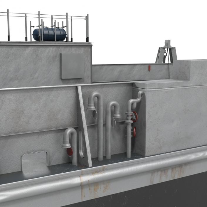 Landing Craft Utility class 1627 2 3D model