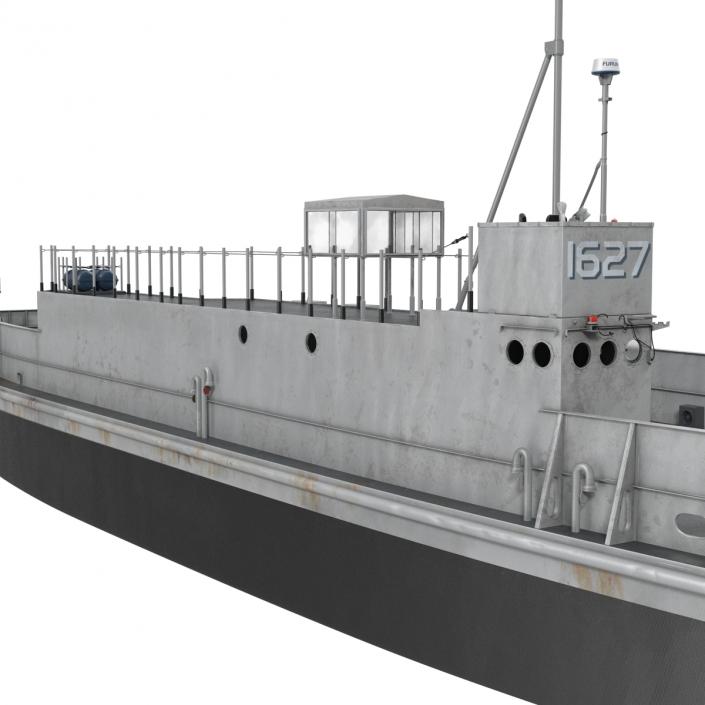 Landing Craft Utility class 1627 2 3D model