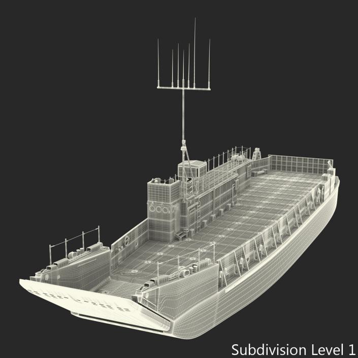 Landing Craft Utility class 1627 2 3D model