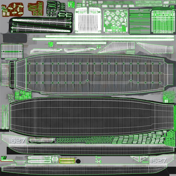 Landing Craft Utility class 1627 2 3D model