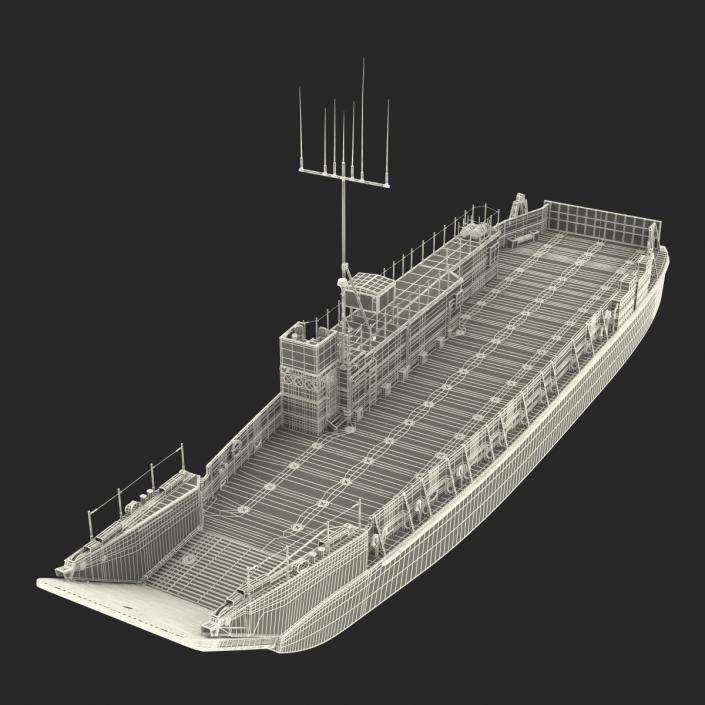 Landing Craft Utility class 1627 2 3D model