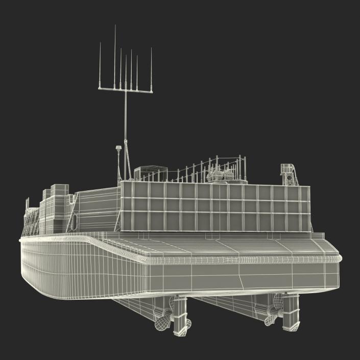 Landing Craft Utility class 1627 2 3D model