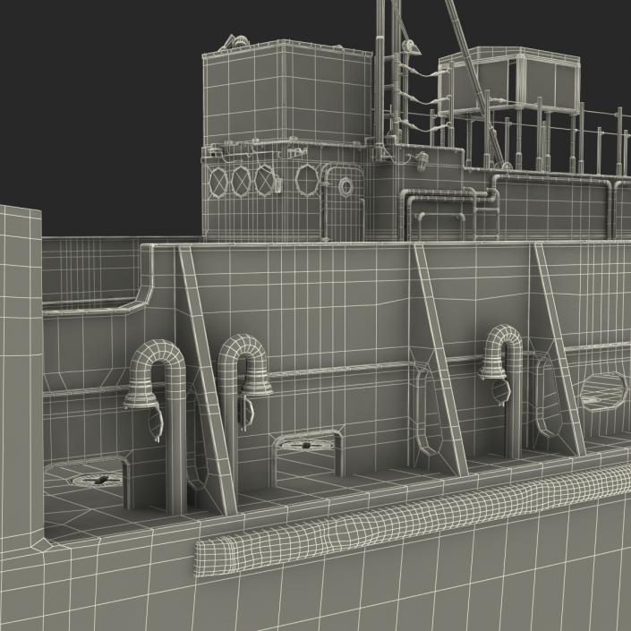 Landing Craft Utility class 1627 2 3D model