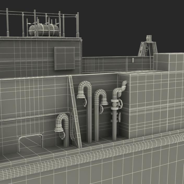 Landing Craft Utility class 1627 2 3D model