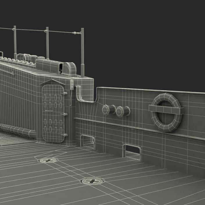 Landing Craft Utility class 1627 2 3D model