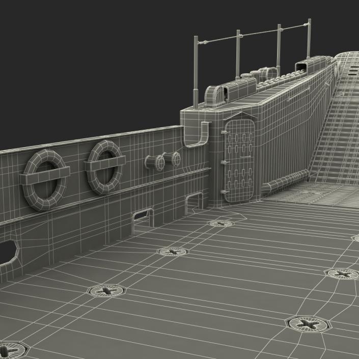 Landing Craft Utility class 1627 2 3D model