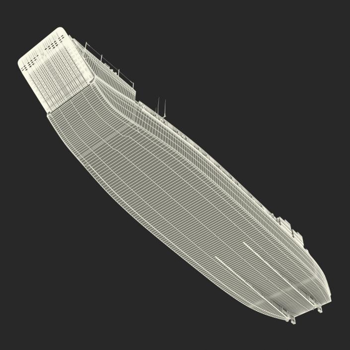 Landing Craft Utility Class 1627 Rigged 3D model