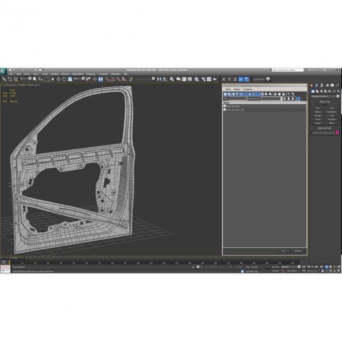 SUV Door Frame 3D model