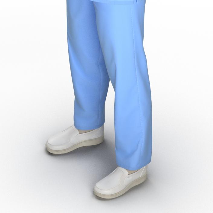 3D Female Surgeon Dress 16 model